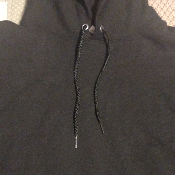 Hanes Eco Smart Men's Black Hoodie - Picture 5 of 6